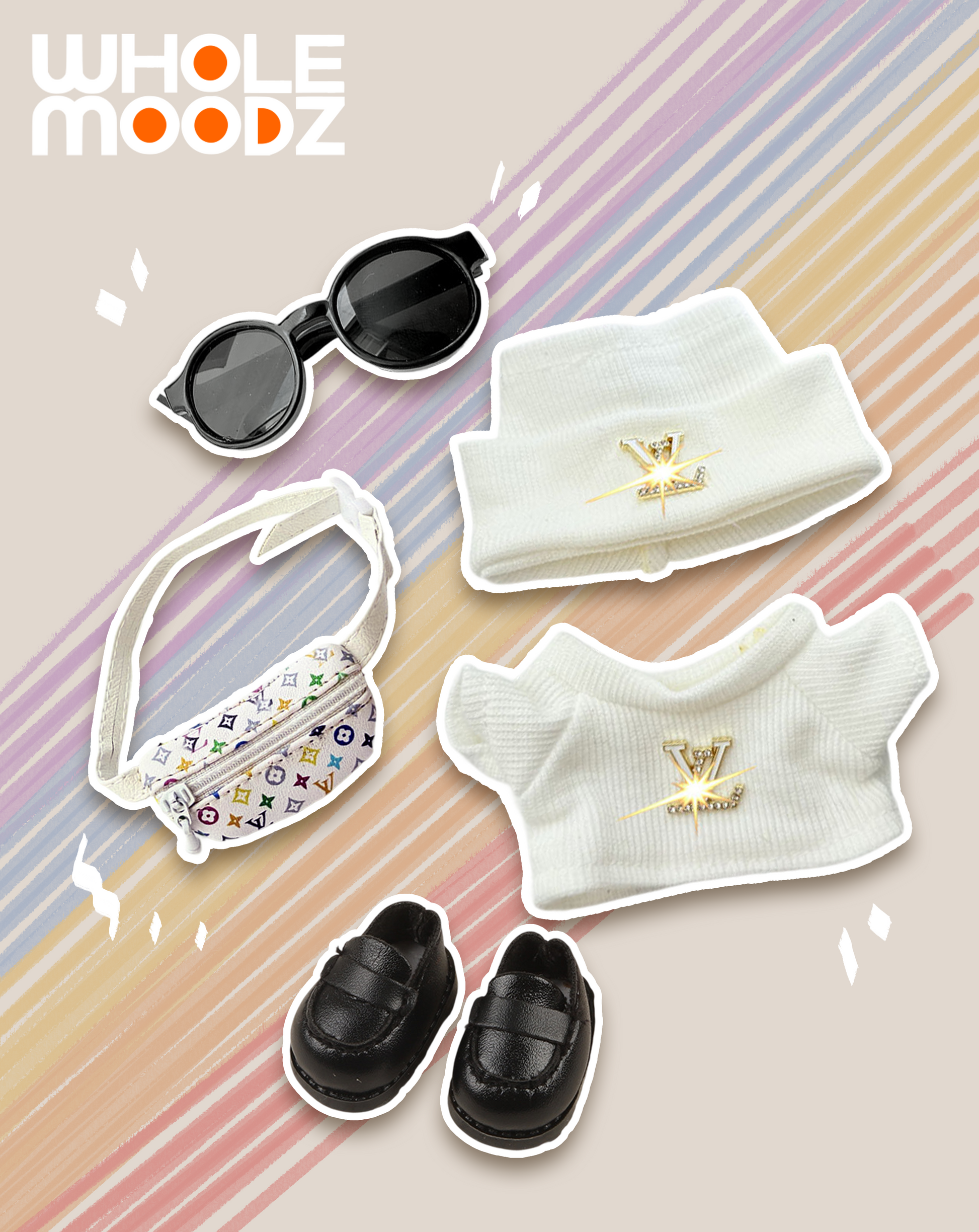 L-Shaped Outfit (White)